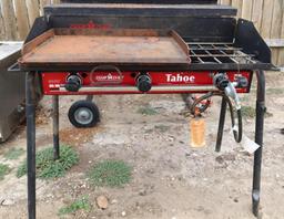 Camp Chef Tahoe Triple Propane Burner w/Griddle Insert