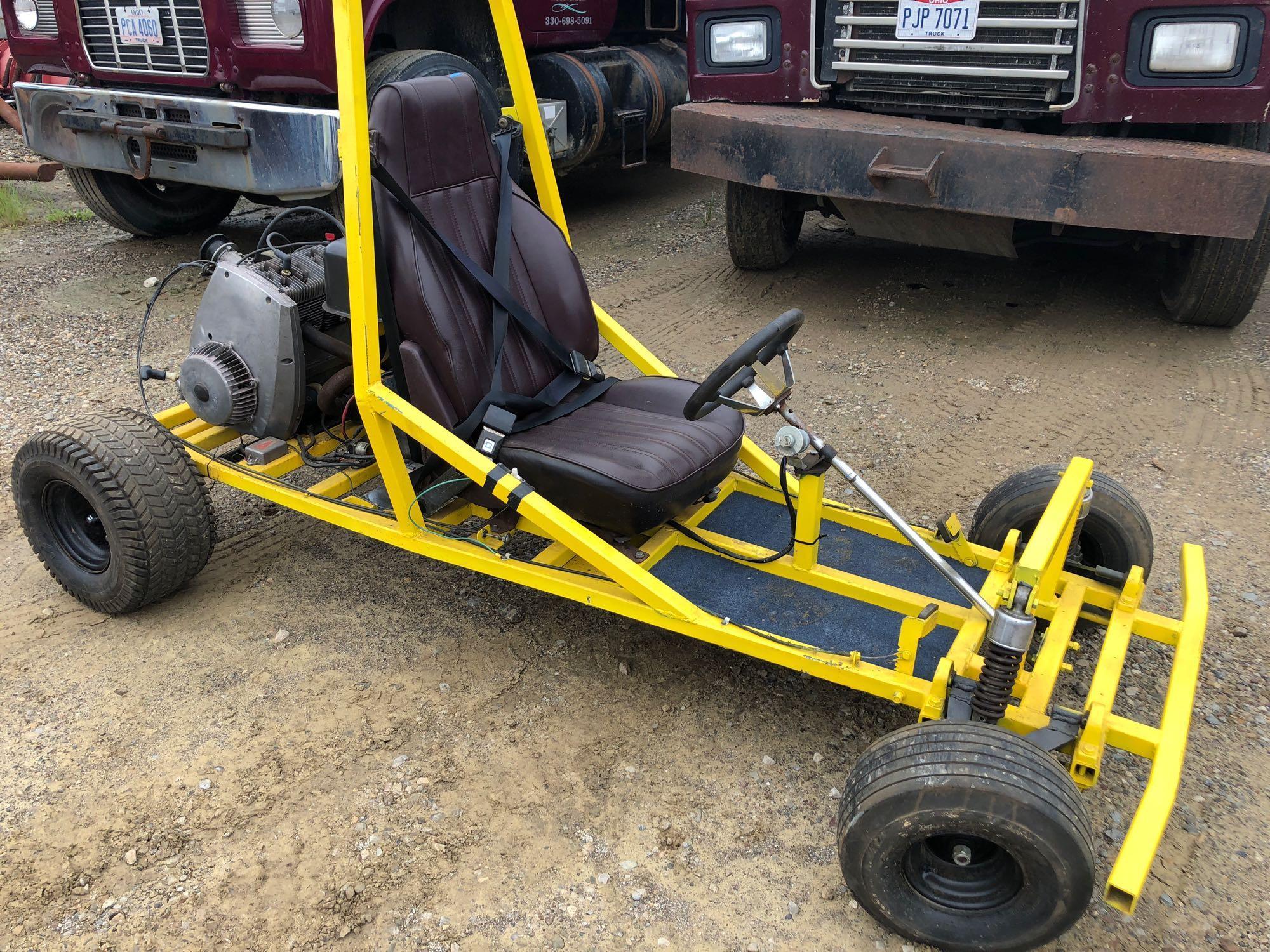 Homemade ?extremely fast? go cart.