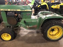John Deere 112 electric shift tractor