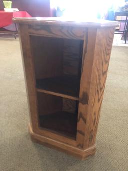 Oak Corner Shelf