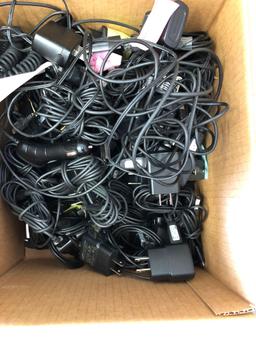 Lot of (48) HTC Smart Phones in Otter Boxes & Box of Chargers.