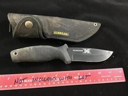 Schrade USA XT2B knife with nylon sheath