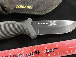 Schrade USA XT2B knife with nylon sheath