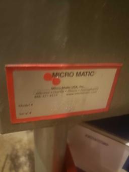 Stainless Micro Matic ice chest storge unit L 24in, x W 17in, x H 31in comes with disatachable