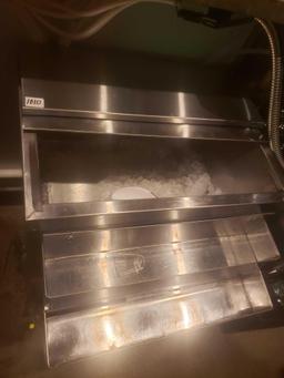 Stainless Micro Matic ice chest storge unit L 24in, x W 17in, x H 31in comes with disatachable
