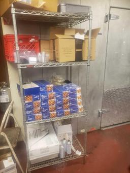 Eagle 4 tier shelving contents not included L 23in x W 29in x H 75in