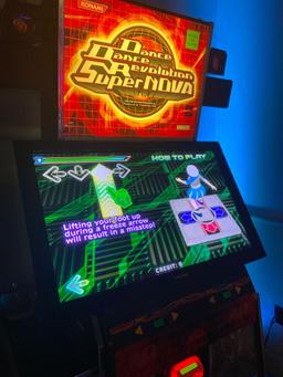 Konami Dance Dance Revolution Super Nova Dancing Dual Player Arcade Game