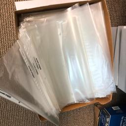4 boxes of page protectors