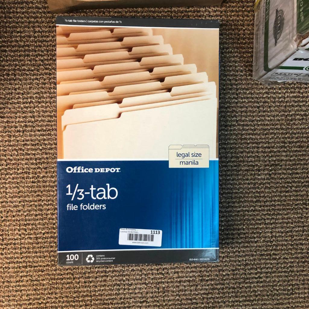 Legal file folders
