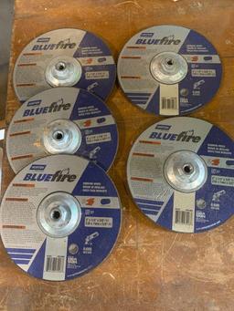 Set of 5 grinding wheels