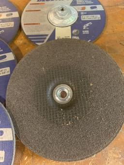 Set of 5 grinding wheels