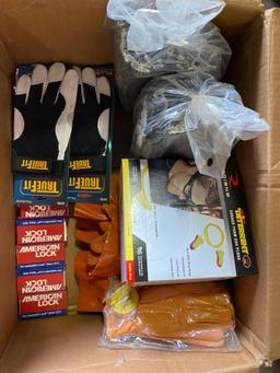 Assorted safety supply box from previous lots. See pics