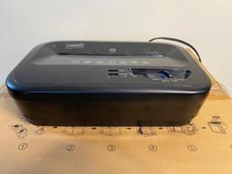 HP MX705 Flat Screen CRT Monitor, and Staples Paper Shredder