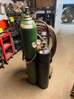 Oxygen/Acetylene Torch Set w/ Harris Gauges