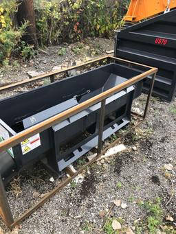 New Landhonor Co 68in Hydraulic Skidloader Auger Bucket Attachment