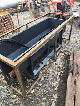 New Landhonor Co 68in Hydraulic Skidloader Auger Bucket Attachment