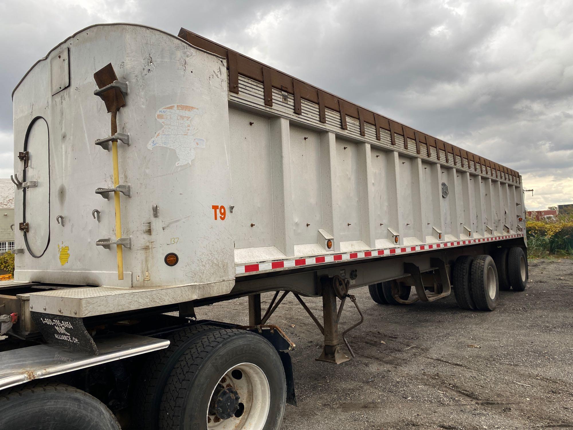 2000 Mac 38ft Aluminum Tandem Dump Trailer