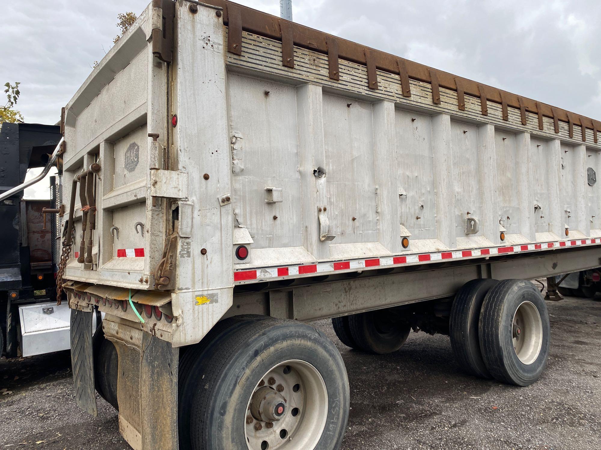 2000 Mac 38ft Aluminum Tandem Dump Trailer