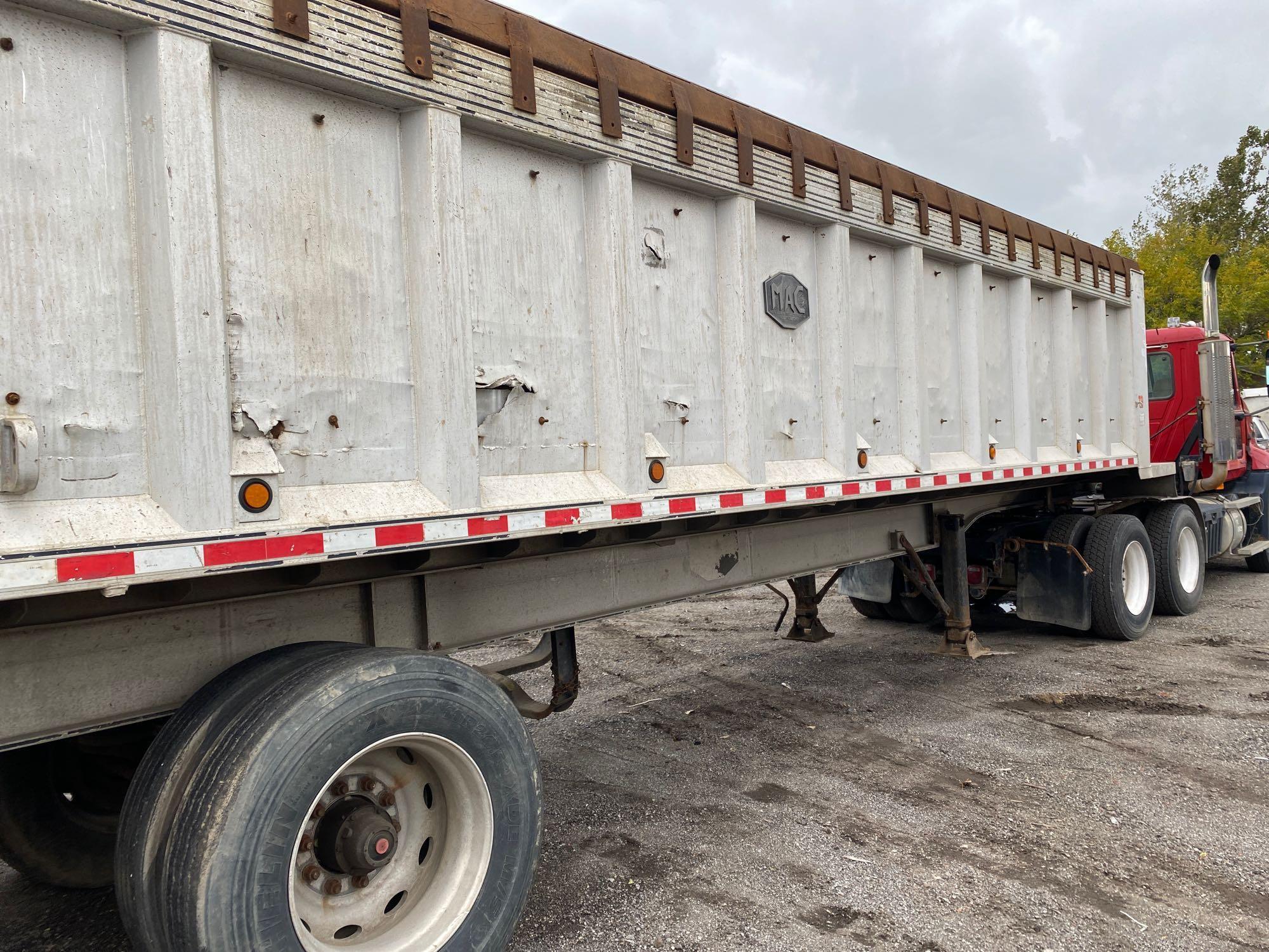 2000 Mac 38ft Aluminum Tandem Dump Trailer