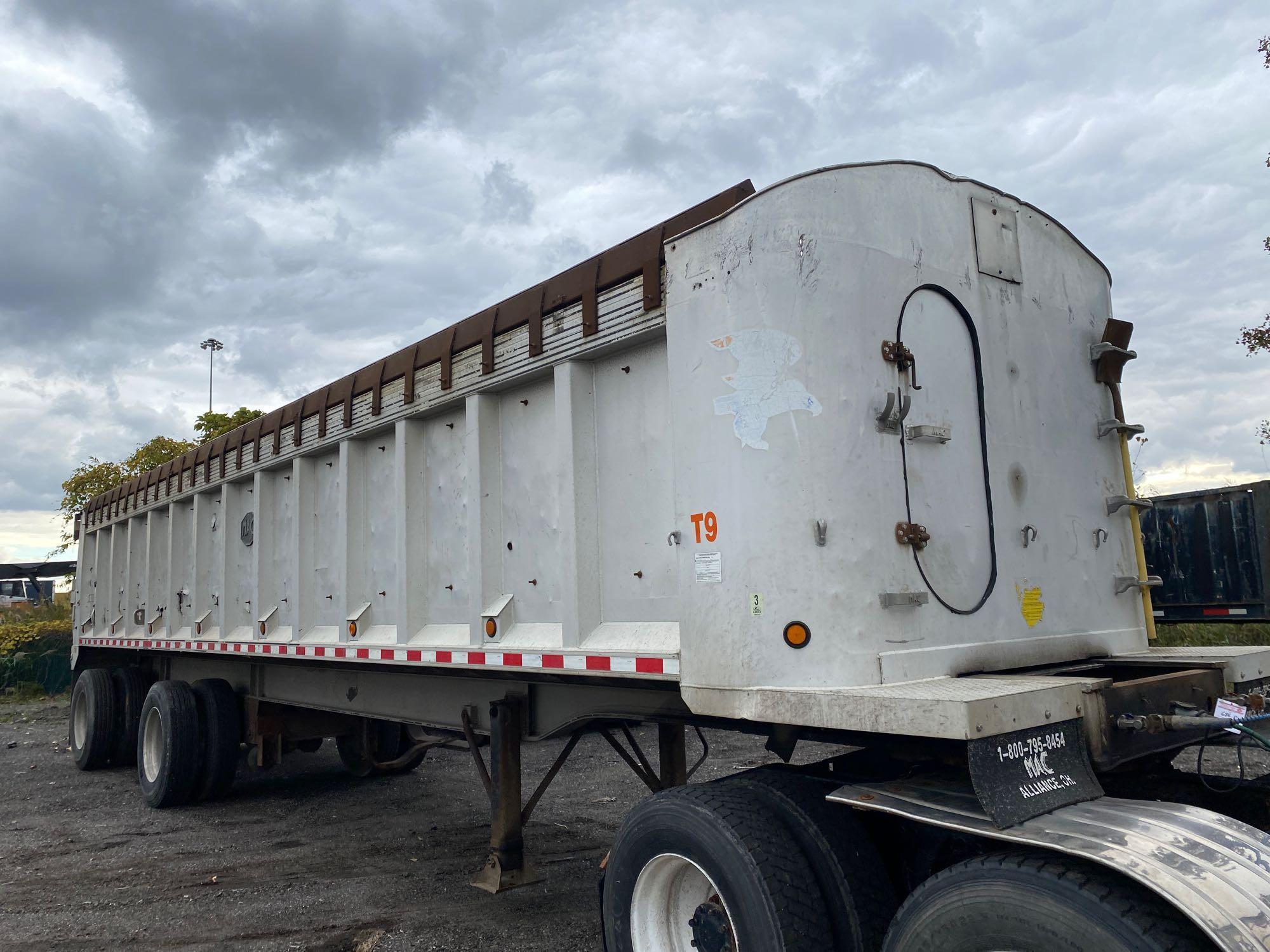 2000 Mac 38ft Aluminum Tandem Dump Trailer
