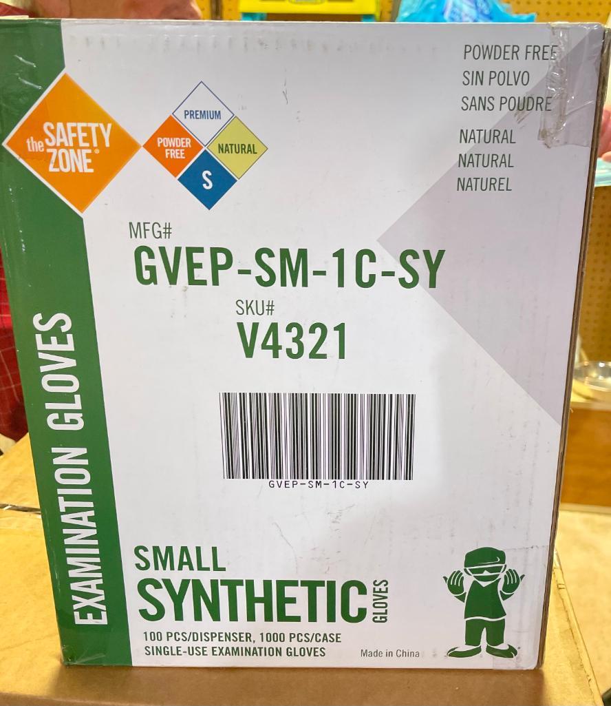 One Box of (100) Single-use Synthetic Examination Glover, Size Small