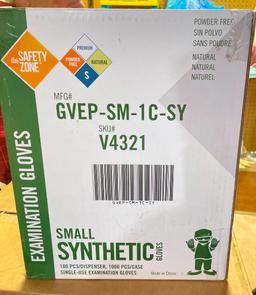 One Box of (100) Single-use Synthetic Examination Glover, Size Small