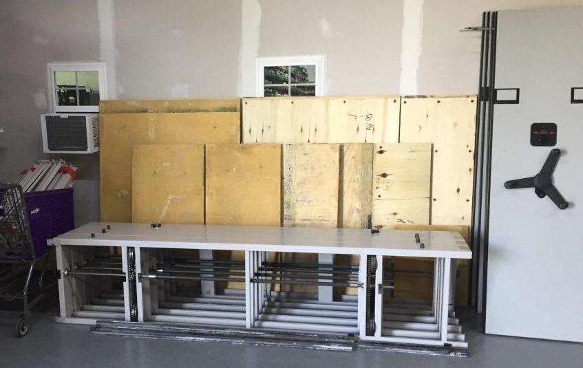 Spacesaver Wheelhouse Low-Profile Moving File Storage Shelving System - 5 Sections