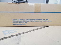 Konica Minolta Toner Set of 4 - Black Magenta Yellow and Cyan - See Pics for Toner Codes
