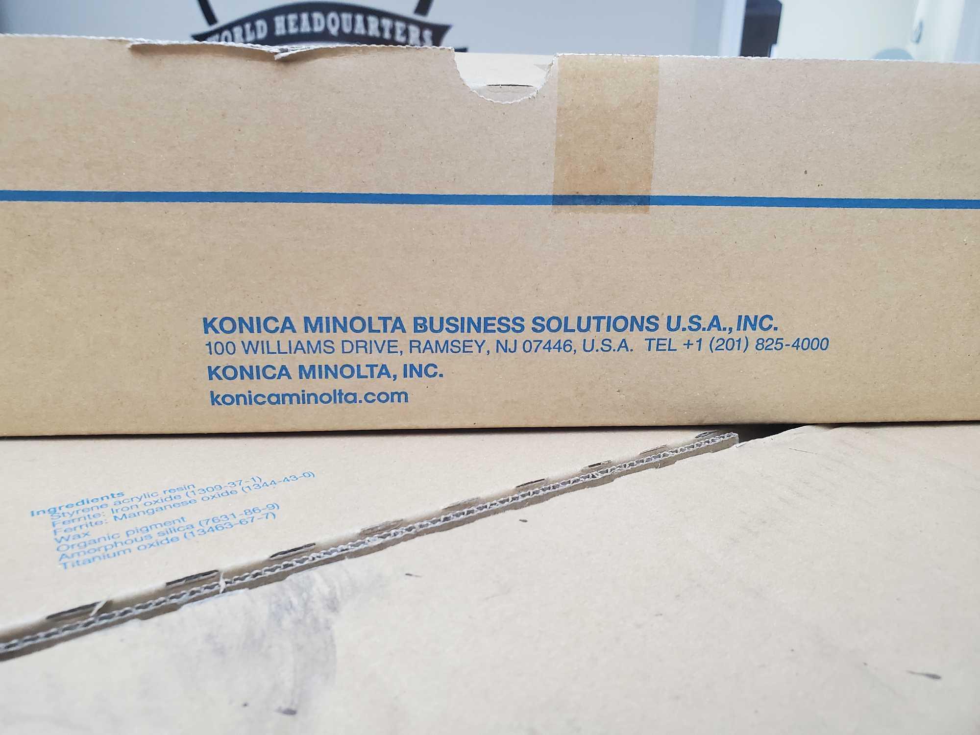 Konica Minolta Toner Set of 4 - Black Magenta Yellow and Cyan - See Pics for Toner Codes