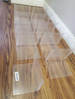 (10) L Shaped Counter Top Displays 7.5"x8.5"