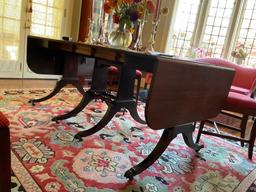 "The Warfield" Mahogany Dining Table by Duncan Phyfe 1937