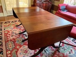 "The Warfield" Mahogany Dining Table by Duncan Phyfe 1937
