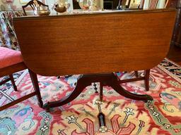 "The Warfield" Mahogany Dining Table by Duncan Phyfe 1937