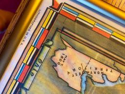 5 Framed Maps of Various Ages