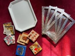 Outdoor Party! Table Cloths, Napkins, Bowls and Trays