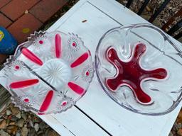 Outdoor Party! Table Cloths, Napkins, Bowls and Trays