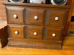 6 Drawer Wooden Storage Cabinet