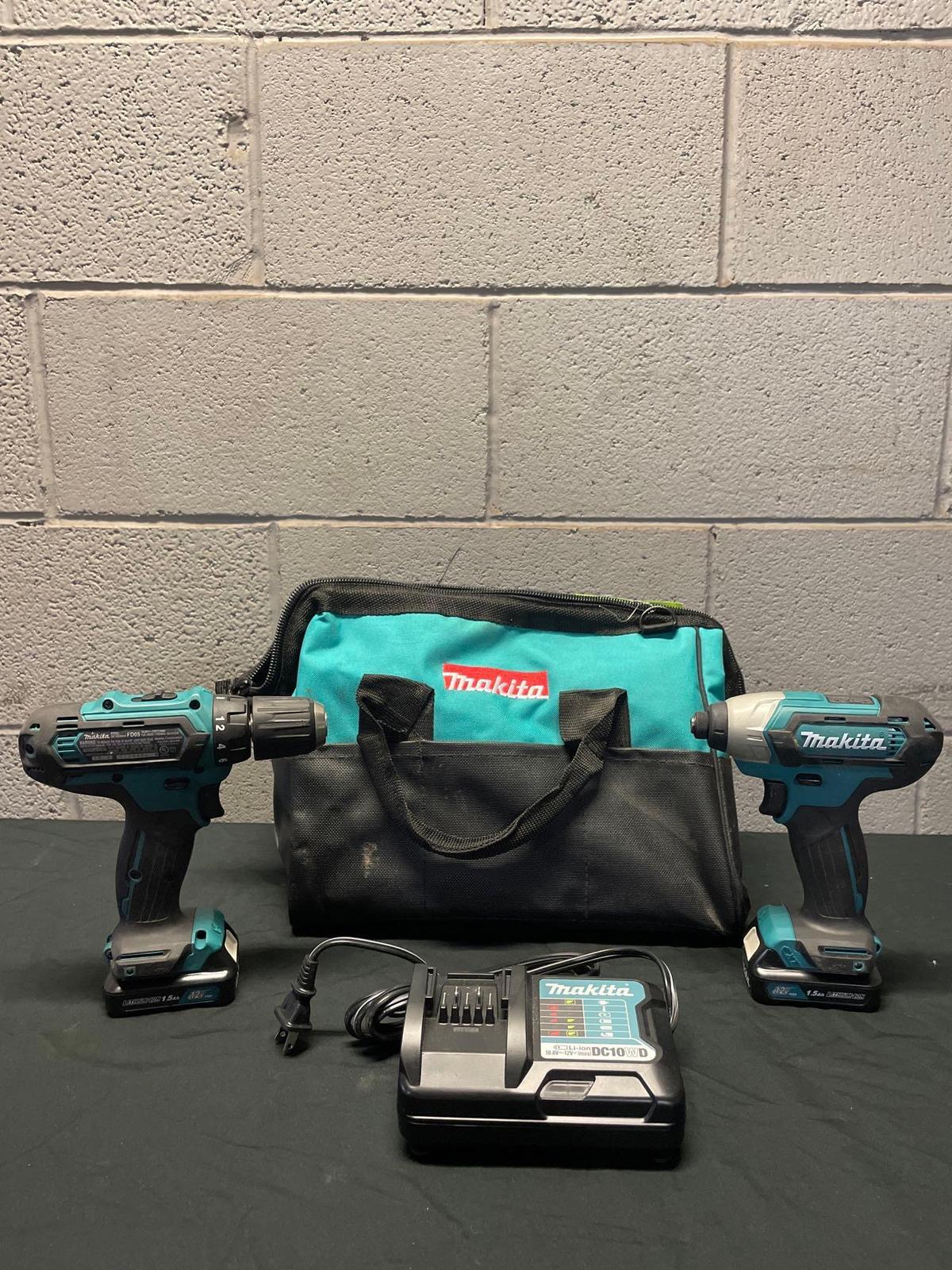 Makita Cordless Drill and Impact Drill Set