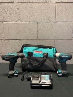 Makita Cordless Drill and Impact Drill Set