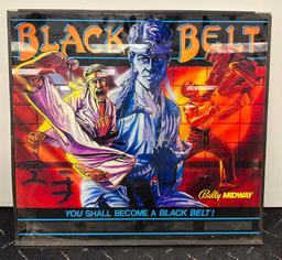 Black Belt by Midway Pinball Head Front Piece