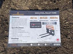 NEW LandHonor Pallet Fork Skidloader Attachment