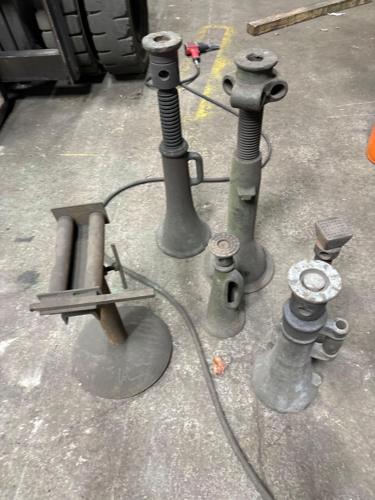 Miscellaneous Railroad Jacks and a Pedestal Roller