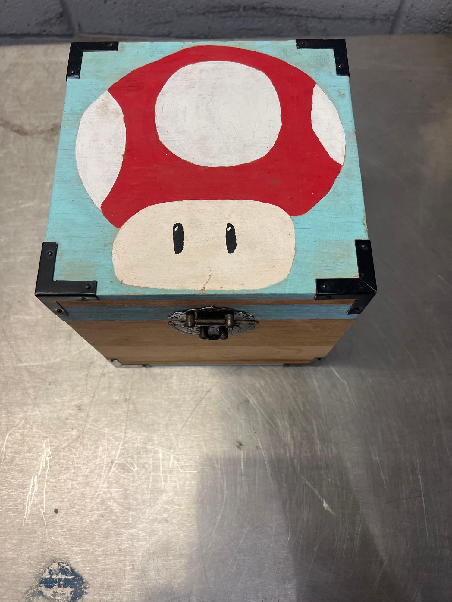 Wooden Mario Themed Chest