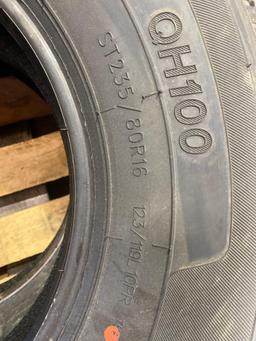 (4) New RoadGuider ST235/80R16 Trailer Tires