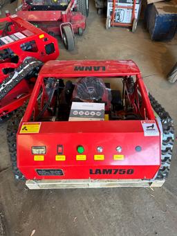 New LANM CO Remote Control Gas Crawler Lawn Mower Model LAM750