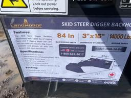 New LandHonor Co. Skid Steer Backhoe Attachment
