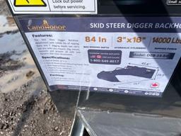 New LandHonor Co. Skid Steer Backhoe Attachment