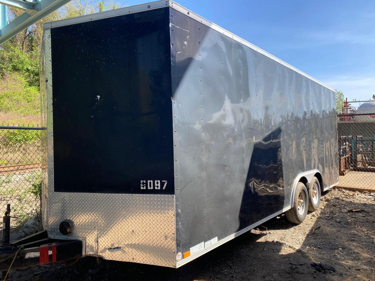 2016 Forest River Co 20ft Tandem Enclosed Box Trailer (located offsite-please read full description)