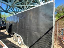 2016 Forest River Co 20ft Tandem Enclosed Box Trailer (located offsite-please read full description)