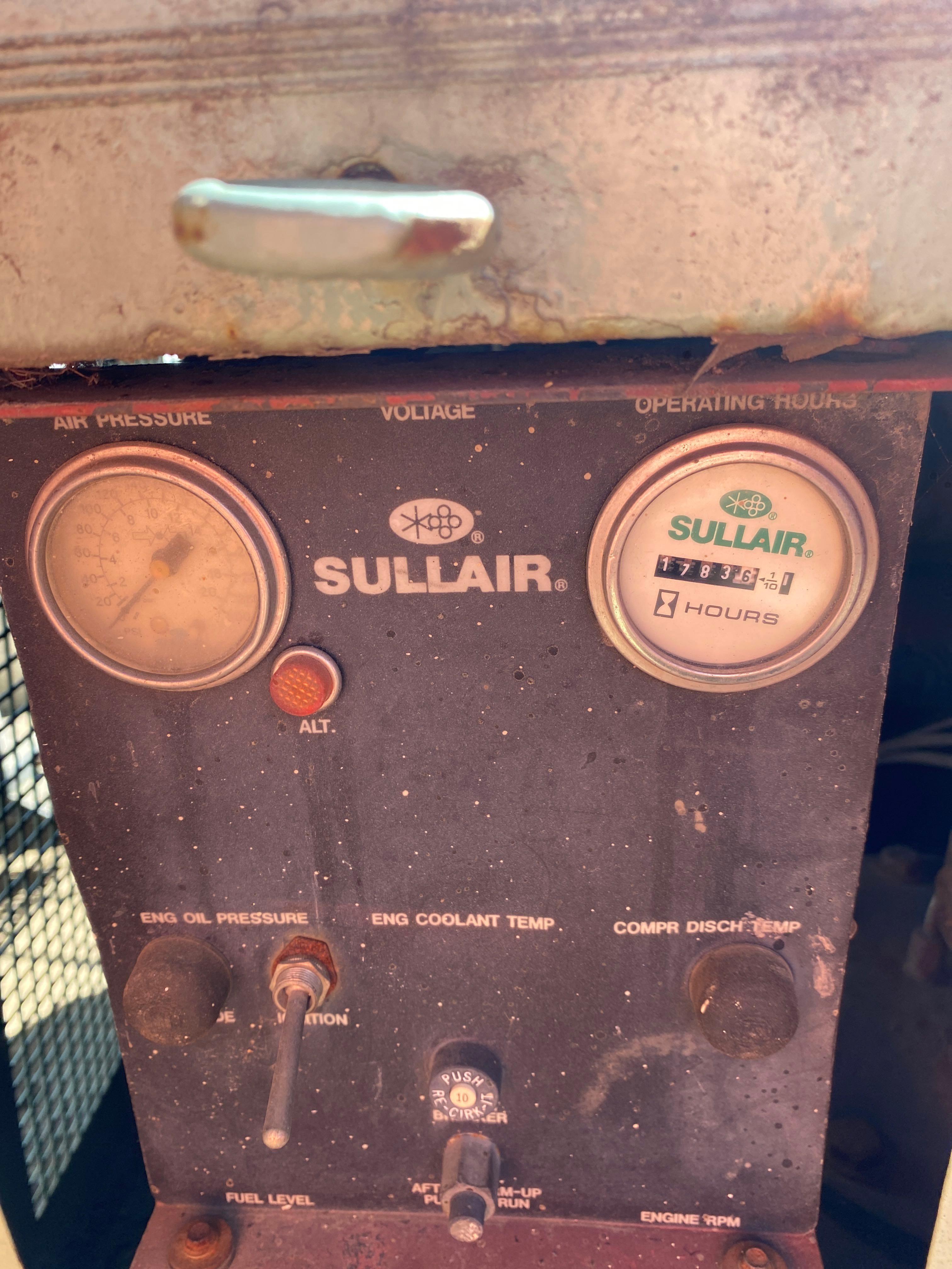 Sullair Diesel Air Compressor (located offsite-please read full description)